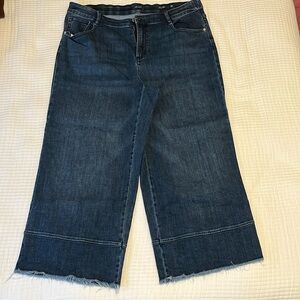 J. Jill High Rise Full Leg Crop Jeans